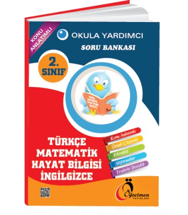Öğretmen Yayınları 2.Sınıf Okula Yardımcı Tüm Dersler Soru Bankası