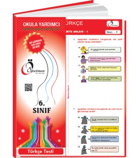 Öğretmen Yayınları 6.Sınıf Türkçe Yaprak Test Öğretmen Yayınları 6.Sınıf Türkçe Yaprak Test