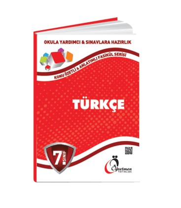 Öğretmen Yayınları 7.Sınıf Türkçe Konu Özetli Fasikül Set (8 Fasikül)